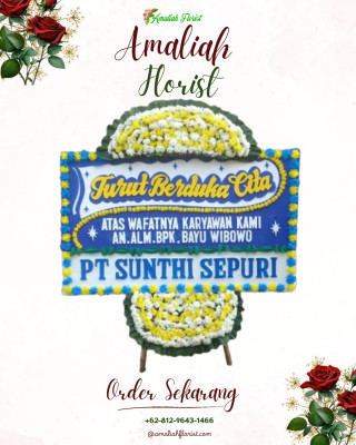 Papan Bunga Duka di Seponti