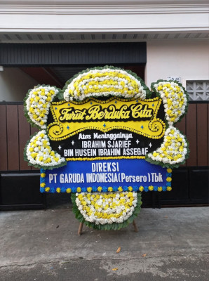 Papan Bunga Duka di Seponti